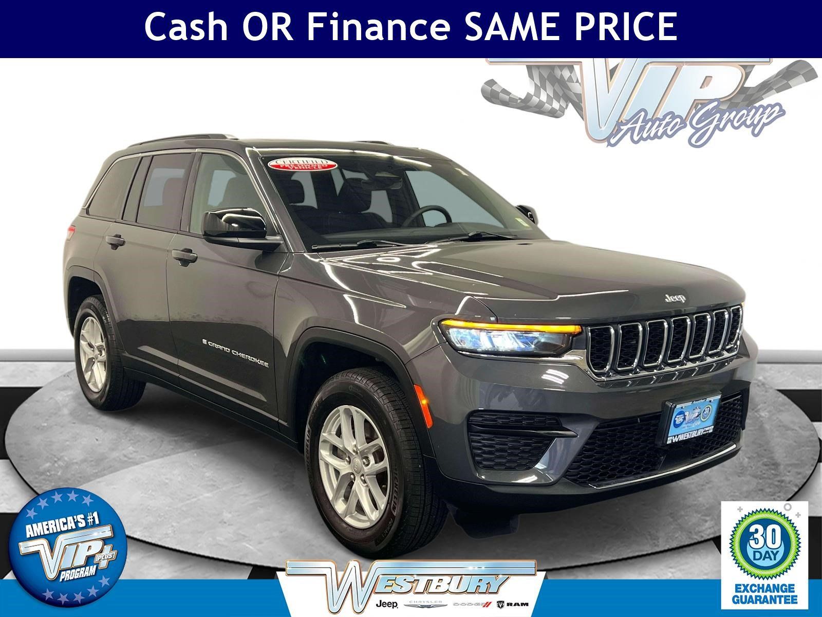 Certified 2025 Jeep Grand Cherokee Laredo X w/ Luxury Tech Group I AWD/4WD image 1