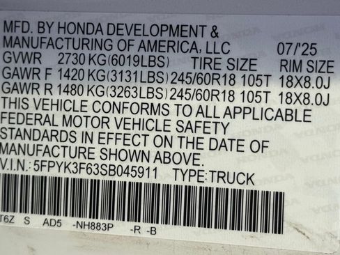 Used 2025 Honda Ridgeline TrailSport image 24