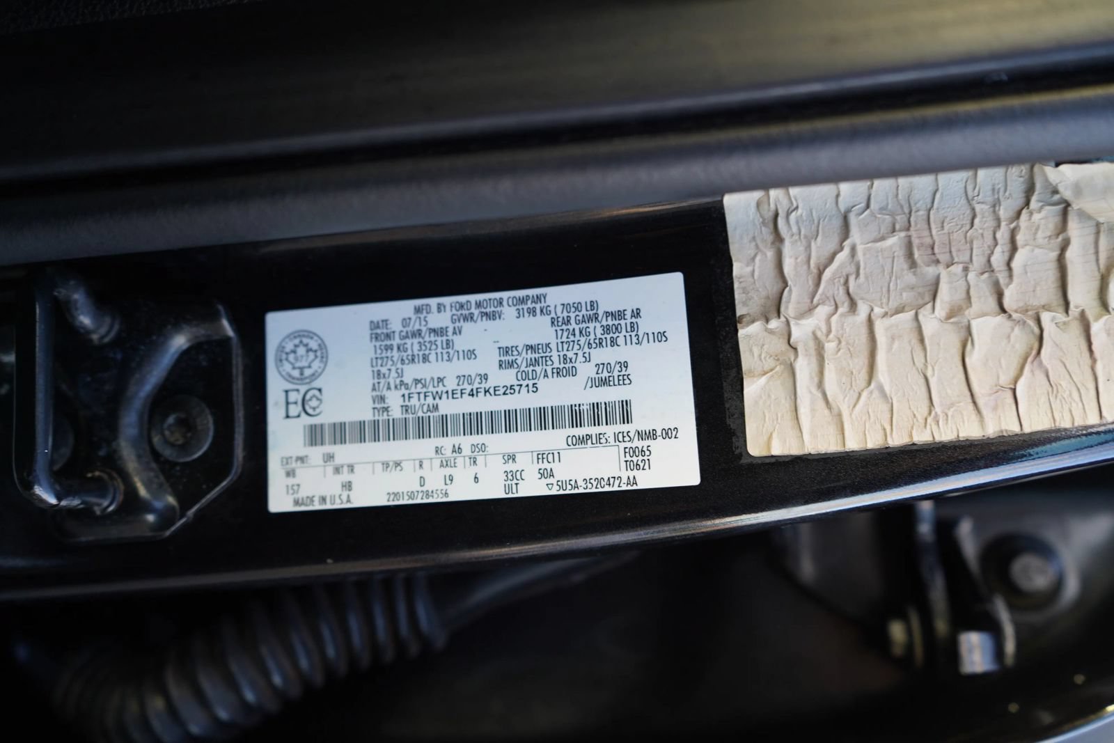 Used 2015 Ford F150 Lariat w/ Equipment Group 501A Mid AWD/4WD image 11