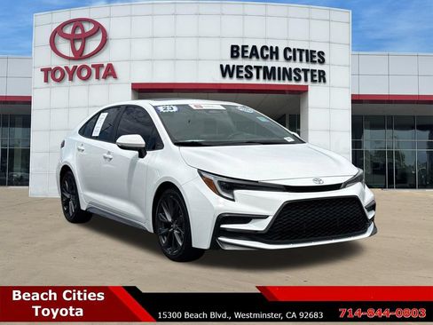 Certified 2023 Toyota Corolla XSE w/ Carpet Mat Package (TMS) FWD image 2