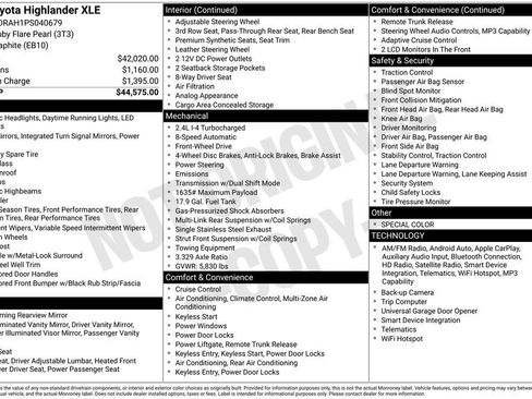 Used 2023 Toyota Highlander XLE FWD image 2