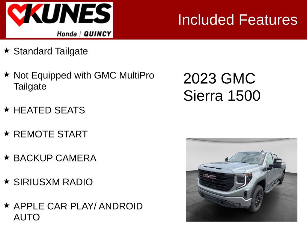 Used 2023 GMC Sierra 1500 Elevation w/ X31 Off-Road Package AWD/4WD image 2