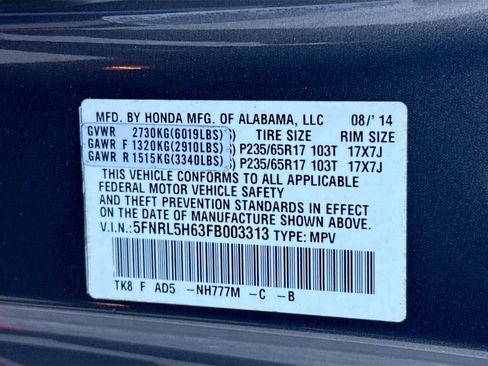 Used 2015 Honda Odyssey EX-L image 32