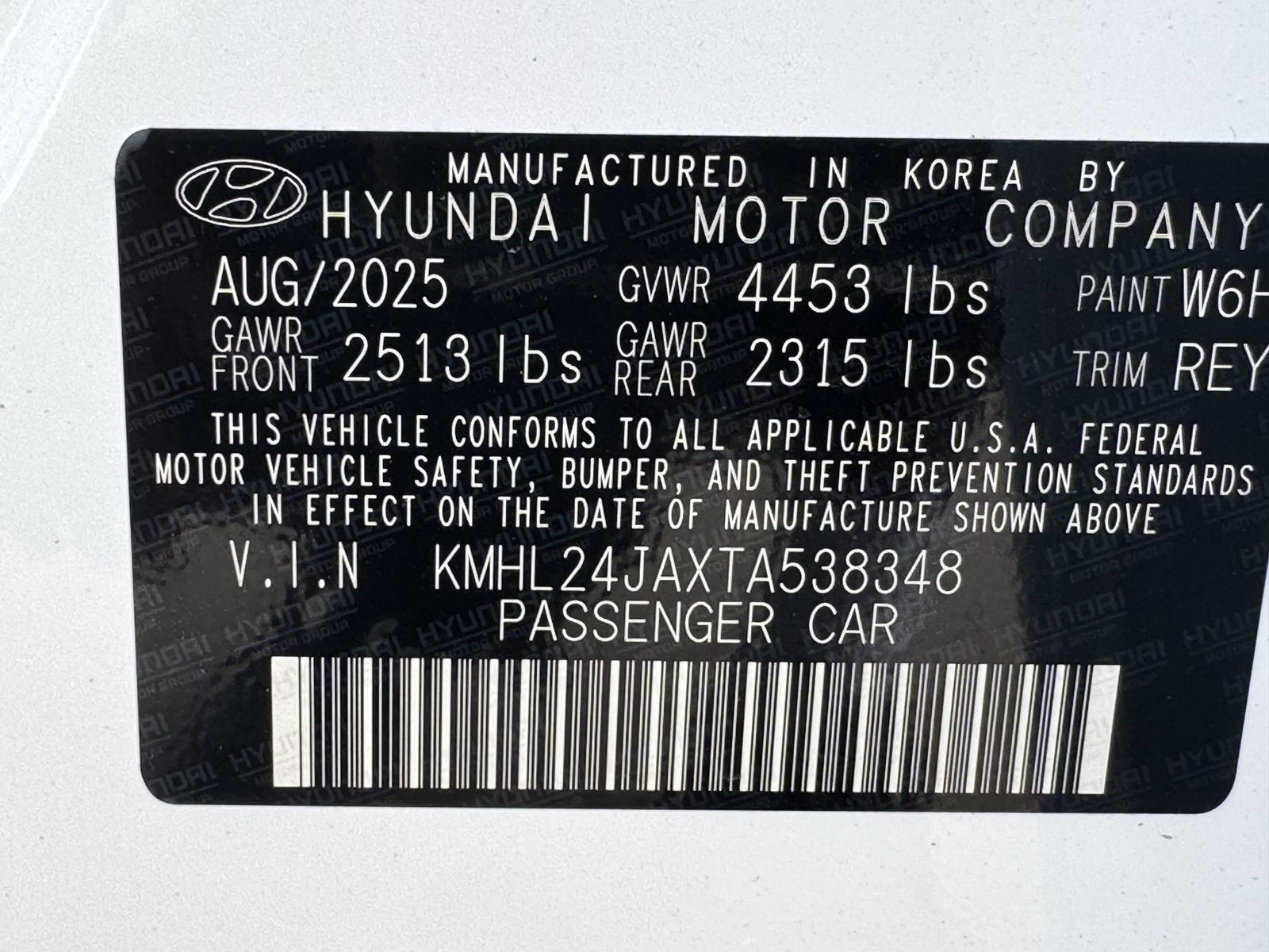 Certified 2026 Hyundai Sonata SE FWD image 29