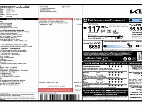 Used 2024 Kia EV6 Light image 4