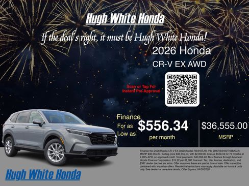 New 2026 Honda CR-V EX image 7