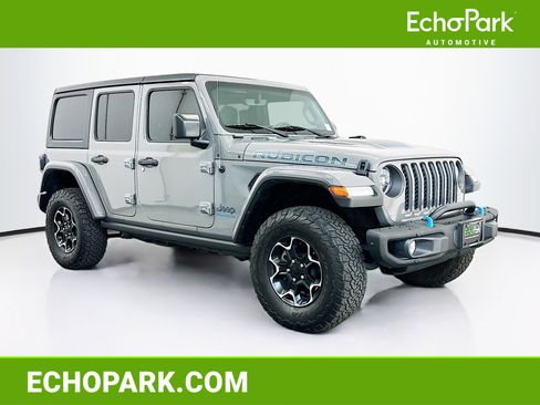 Used 2023 Jeep Wrangler Unlimited Rubicon 4xe w/ Steel Bumper Group image 1