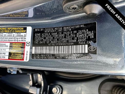 Used 2019 Toyota Avalon Touring w/ Advanced Safety Package image 18