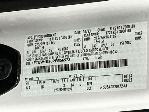 Used 2023 Ford F150 Tremor w/ Trailer Tow Package image 34