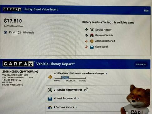 Used 2018 Honda CR-V Touring image 15