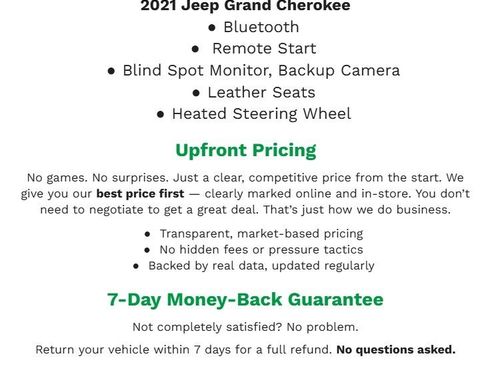 Used 2021 Jeep Grand Cherokee L Limited w/ Luxury Tech Group II image 2