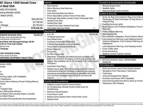 New 2026 GMC Sierra 1500 Denali w/ Denali Reserve Package AWD/4WD image 11