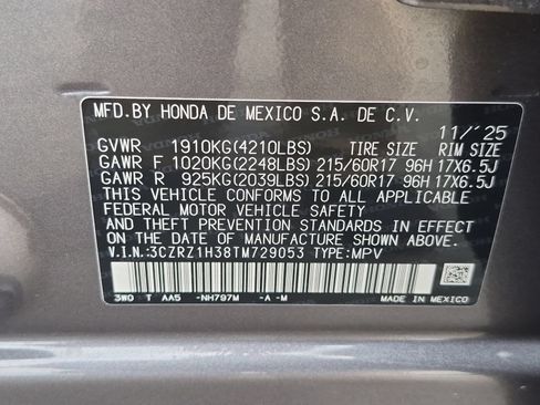Used 2026 Honda HR-V LX image 34
