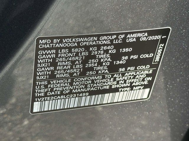 Used 2020 Volkswagen Atlas Cross Sport SEL Premium R-Line AWD/4WD image 27