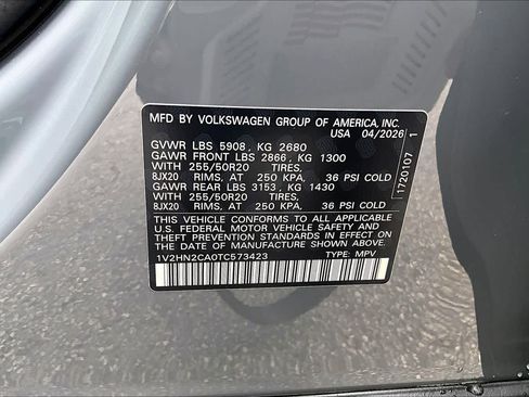 New 2026 Volkswagen Atlas SE AWD/4WD image 19