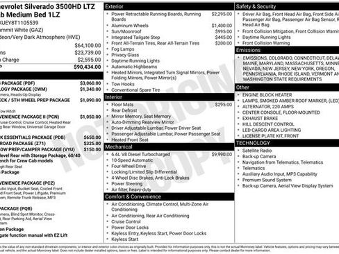 New 2026 Chevrolet Silverado 3500 LTZ w/ LTZ Plus Package image 29