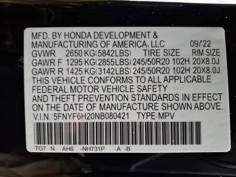 Used 2022 Honda Pilot Special Edition image 29