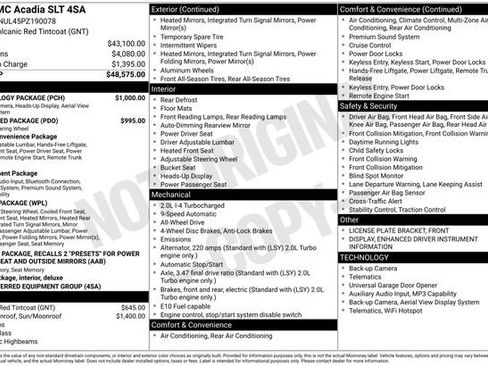 Used 2023 GMC Acadia SLT w/ Technology Package AWD/4WD image 20
