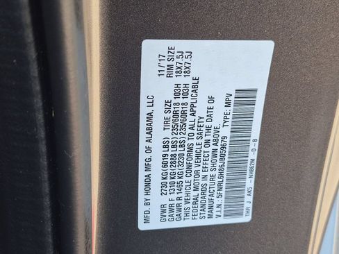 Used 2018 Honda Odyssey Touring image 32
