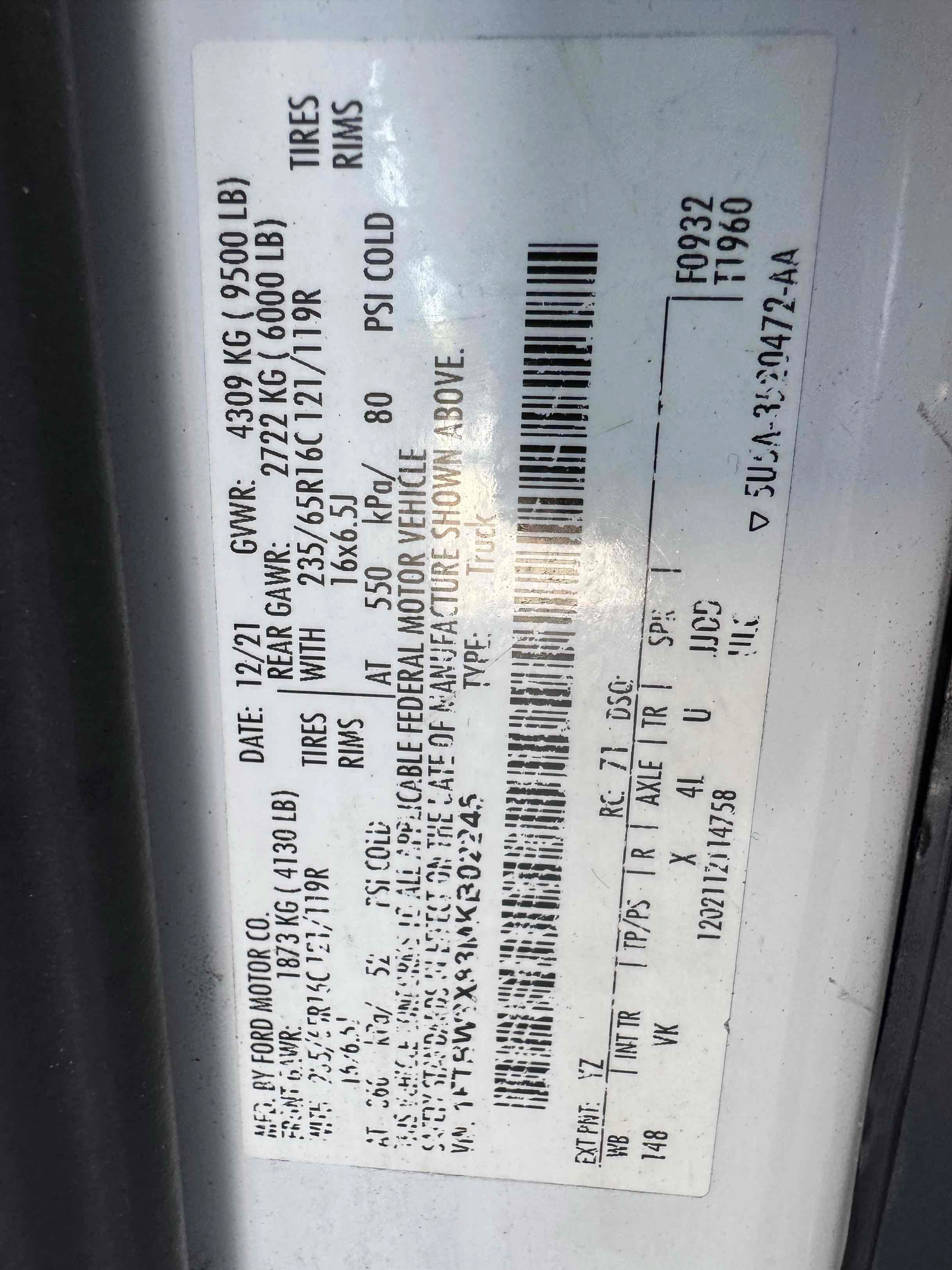 Used 2021 Ford Transit 350 148 High Roof Extended RWD image 17