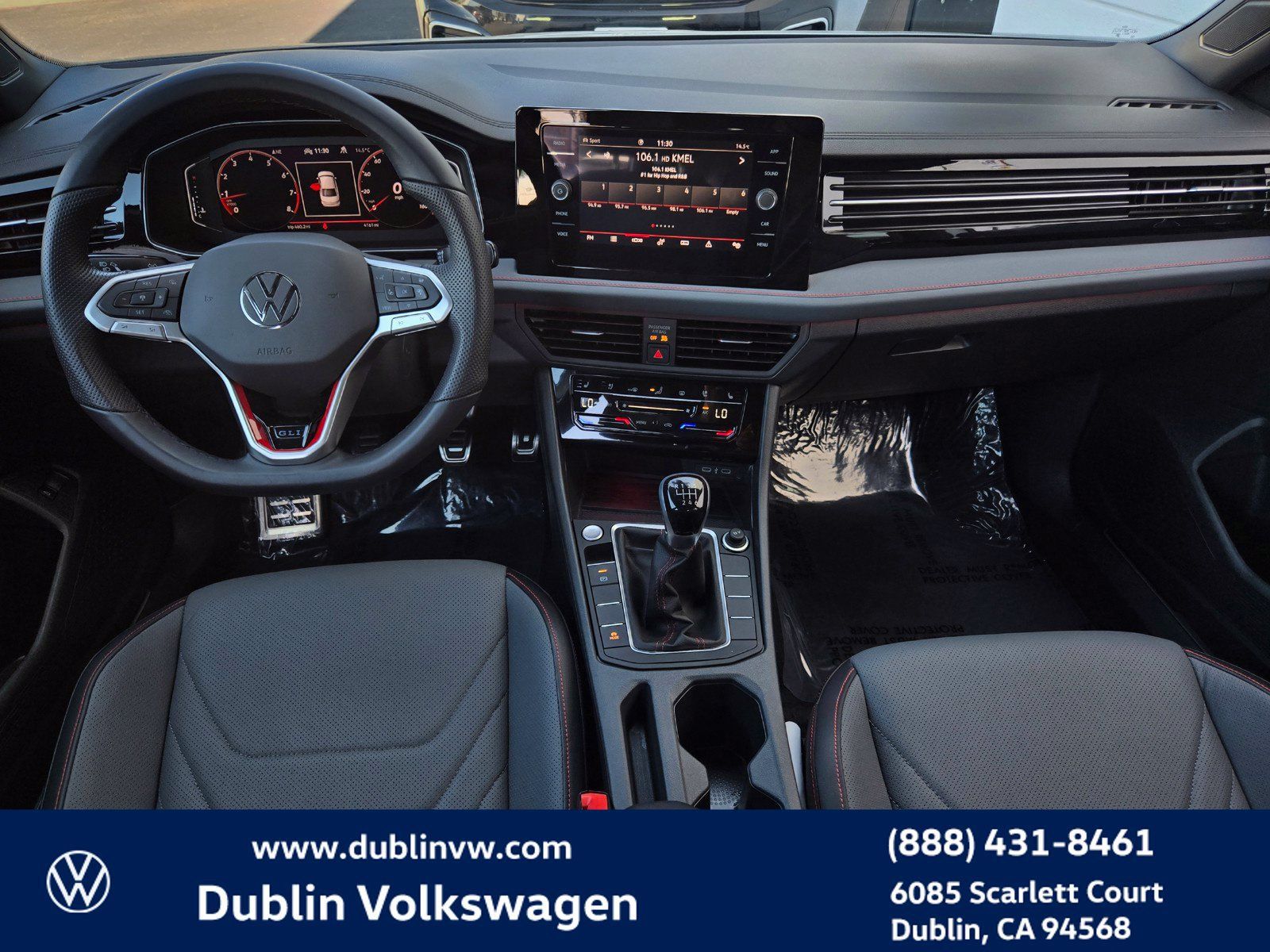 Certified 2026 Volkswagen Jetta GLI Autobahn w/ GLI Black Package FWD image 15