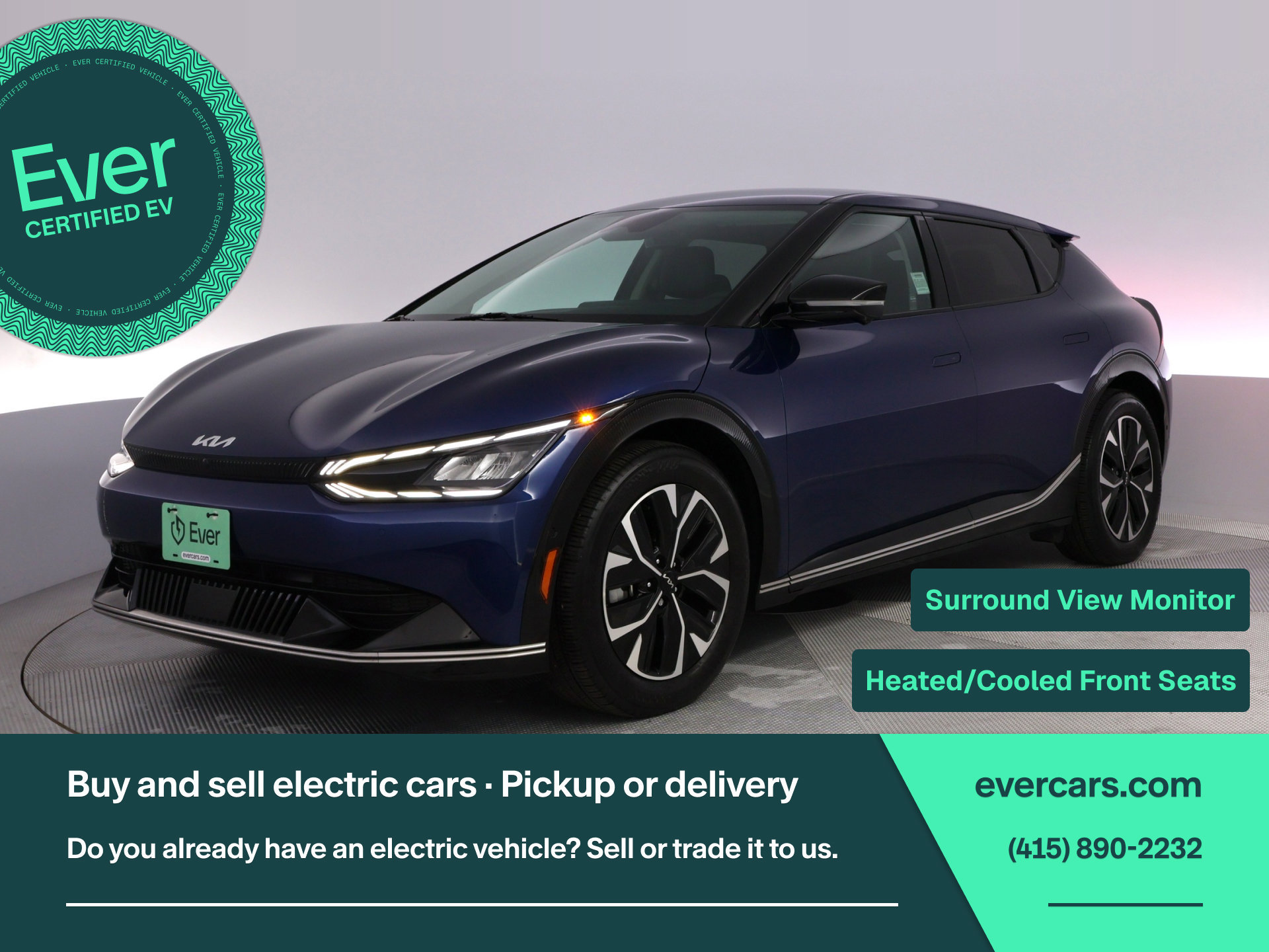 Used 2024 Kia EV6 Wind w/ Wind Technology Package RWD image 1