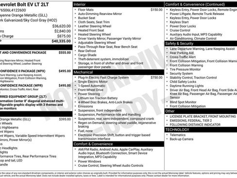 Used 2020 Chevrolet Bolt LT FWD image 41