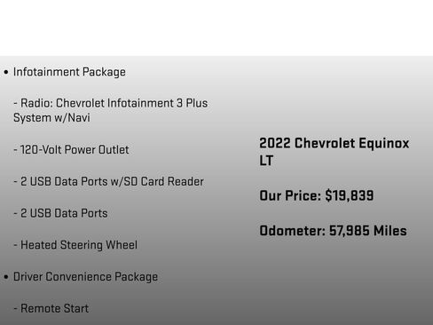 Used 2022 Chevrolet Equinox LT FWD image 18