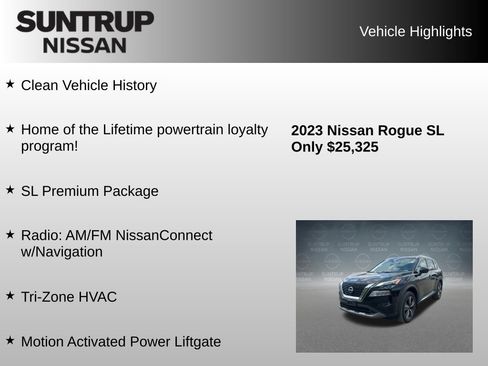 Used 2023 Nissan Rogue SL w/ SL Premium Package AWD/4WD image 8