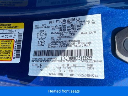 Used 2024 Ford Mustang Premium RWD image 20