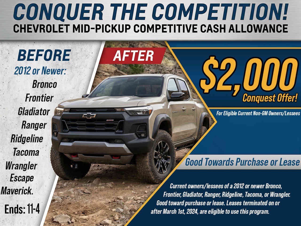 New 2026 Chevrolet Colorado W/T AWD/4WD image 3