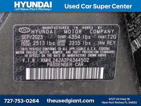 Used 2023 Hyundai Sonata SE w/ Preferred Accessory Package FWD image 31