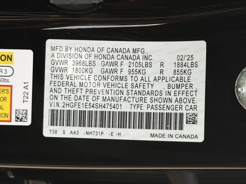 Used 2025 Honda Civic Si image 35