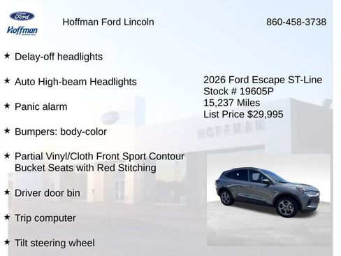 Used 2026 Ford Escape ST-Line AWD/4WD image 28