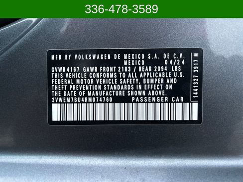 Used 2024 Volkswagen Jetta SE image 28