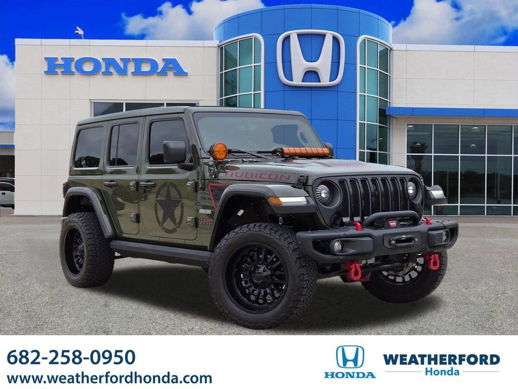 Used 2020 Jeep Wrangler Unlimited Rubicon w/ Quick Order Package 28Y Recon AWD/4WD image 1