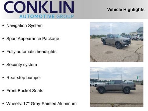 New 2025 Ford Ranger XLT w/ Equipment Group 301A High image 2