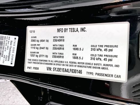 Used 2020 Tesla Model 3 Standard Range Plus image 34