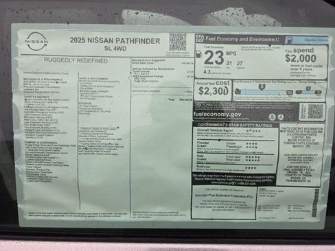 New 2025 Nissan Pathfinder SL w/ Black Appearance Package image 35