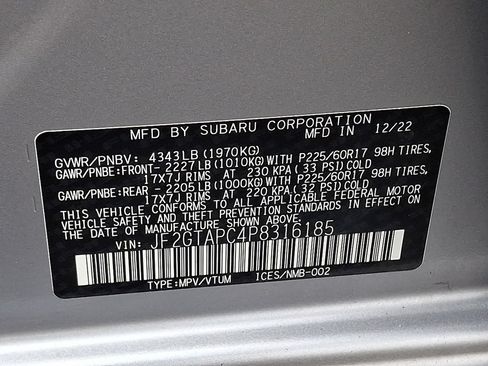 Used 2023 Subaru Crosstrek 2.0i Premium AWD/4WD image 28
