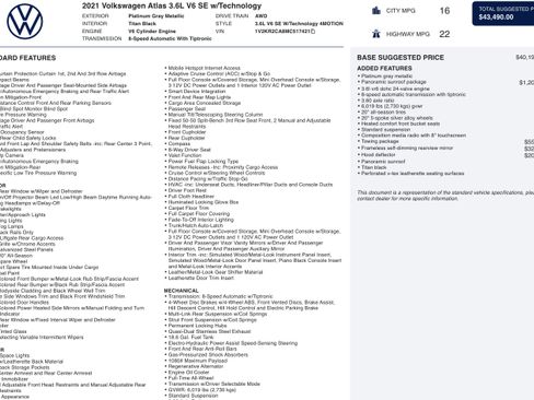 Used 2021 Volkswagen Atlas SE w/ Panoramic Sunroof Package image 5