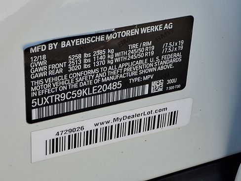 Used 2019 BMW X3 xDrive30i w/ Convenience Package image 28