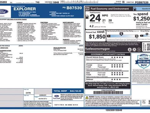 Used 2023 Ford Explorer XLT RWD image 1