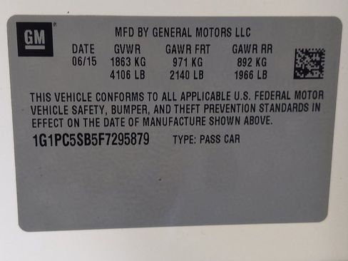 Used 2015 Chevrolet Cruze LT w/ RS Package FWD image 33