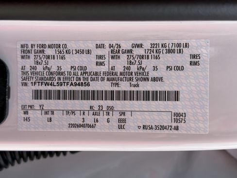 New 2026 Ford F150 Tremor AWD/4WD image 25