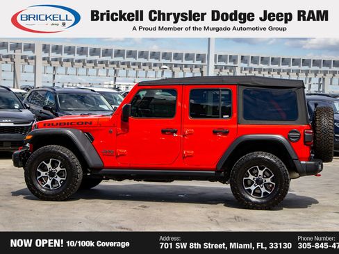 Used 2021 Jeep Wrangler Unlimited Rubicon w/ Steel Bumper Group image 8
