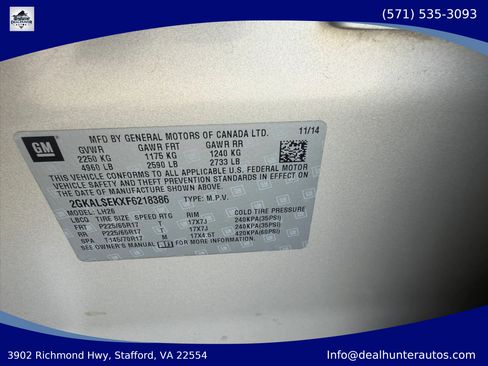 Used 2015 GMC Terrain SLT w/ Safety Package FWD image 34