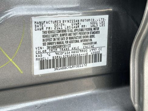 Certified 2024 Nissan Sentra SV w/ All-Weather Package FWD image 10