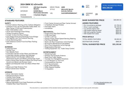 Used 2024 BMW X3 xDrive30i