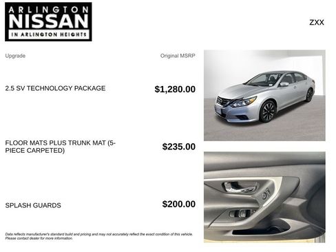 Used 2018 Nissan Altima 2.5 SV w/ 2.5 SV Technology Package image 4